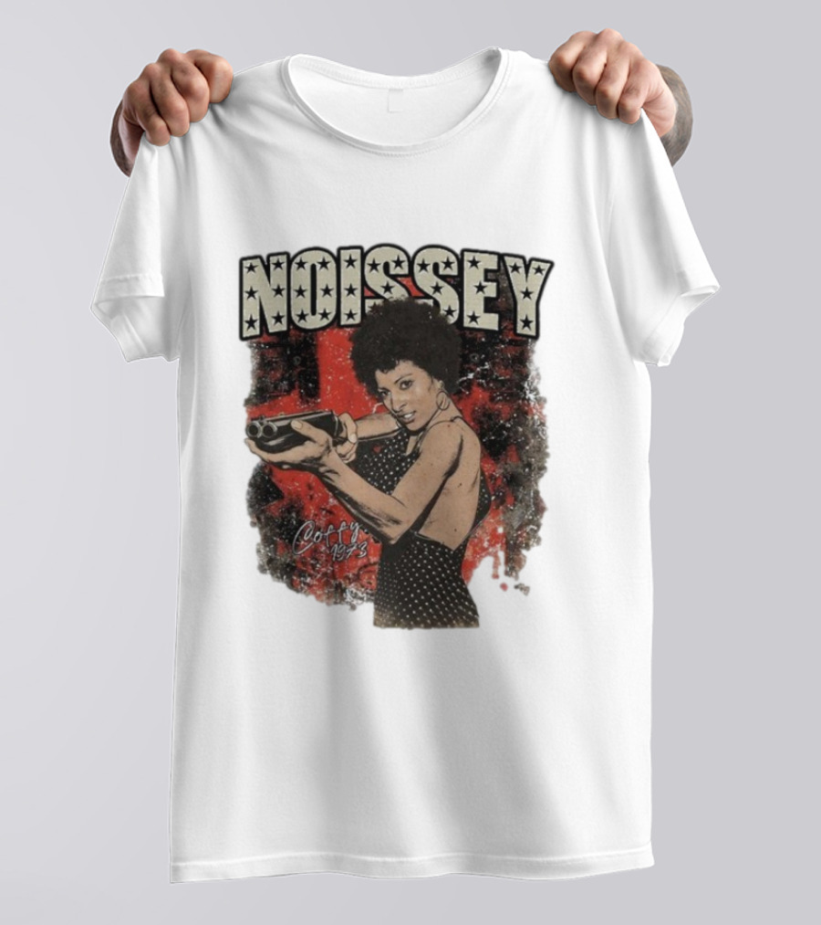 Noissey Coffy 1973 Retro Movie Character Print T-Shirt
