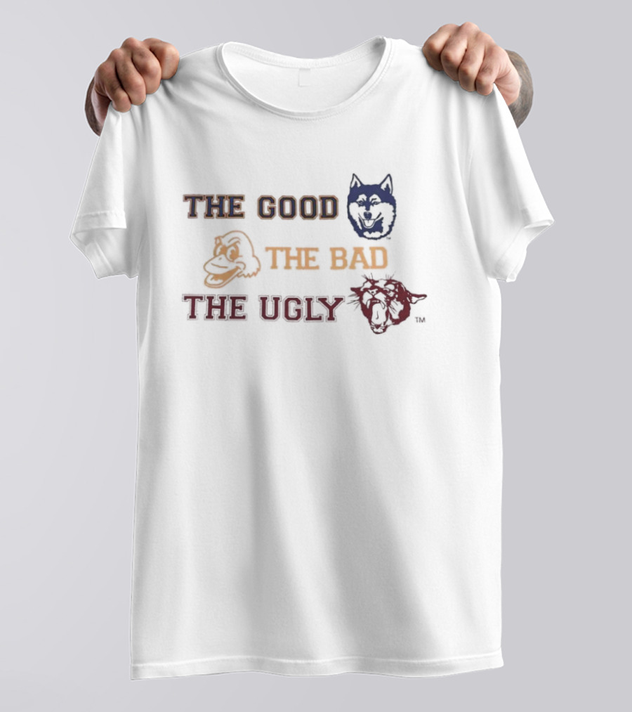 Washington Huskies The Good Oregon Ducks The Bad Washington State Cougars The Ugly T-Shirt