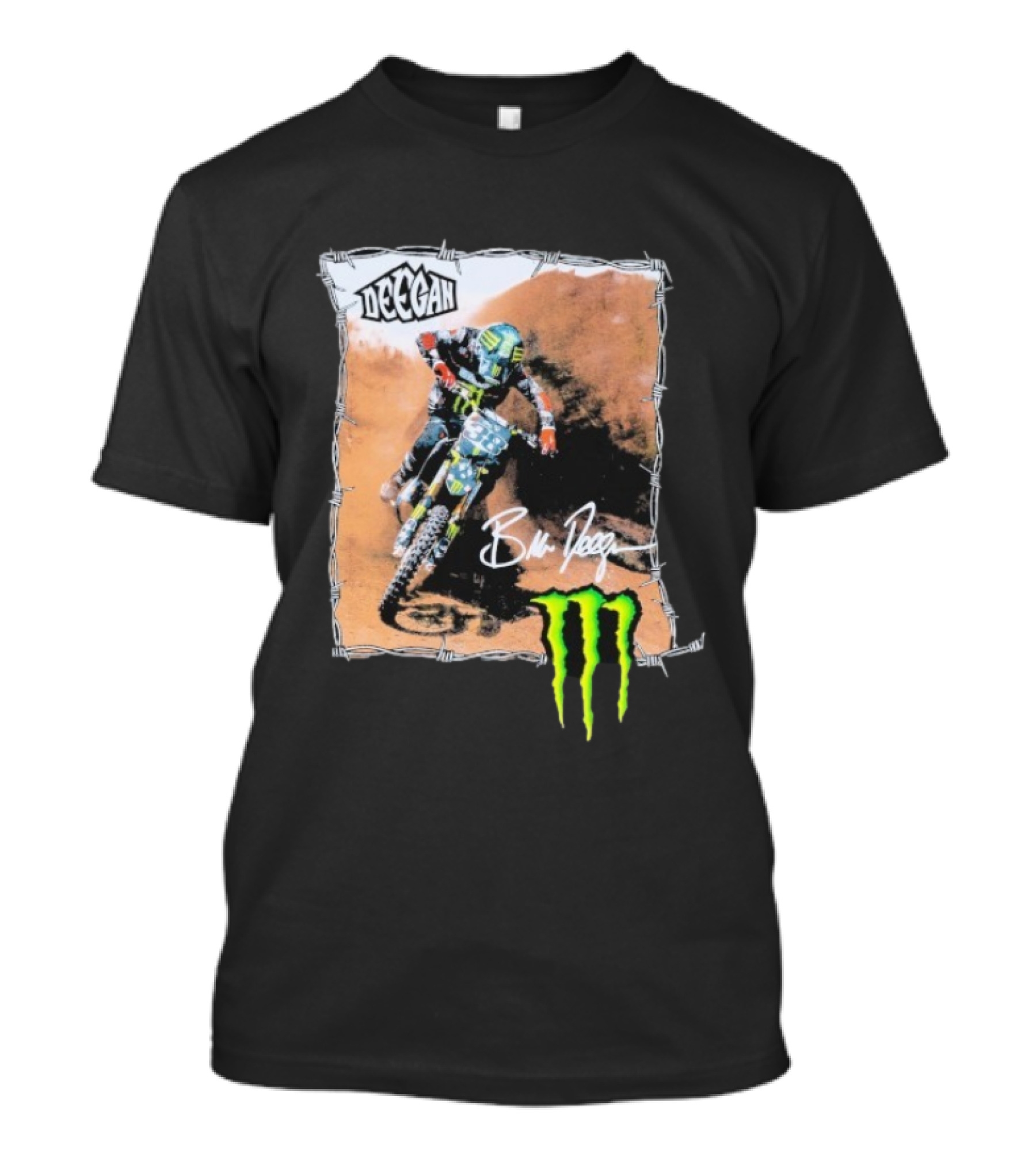 Deegan Monster Energy Motocross Barbed Wire T-Shirt