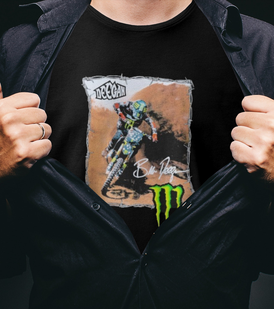 Deegan Monster Energy Motocross Barbed Wire T-Shirt
