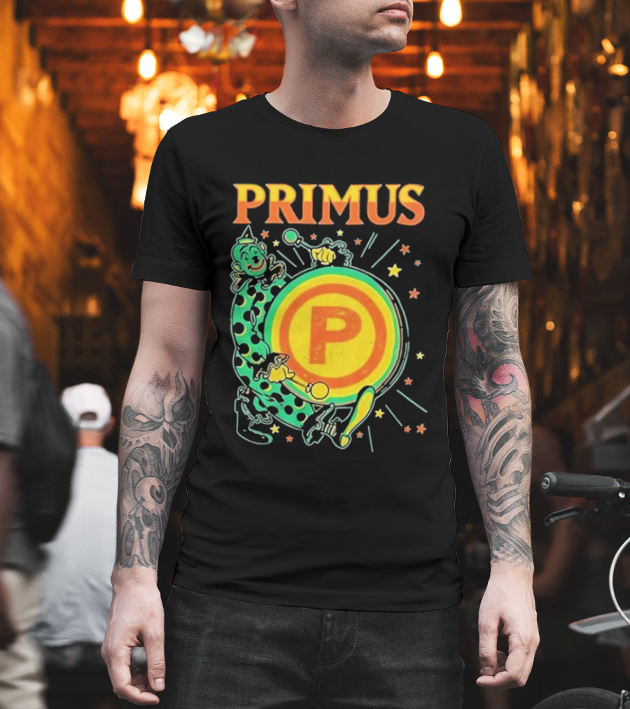 Primus Send In The Clowns New Year's Eve Oakland 2025 Event Featuring Drummer T-Shirt