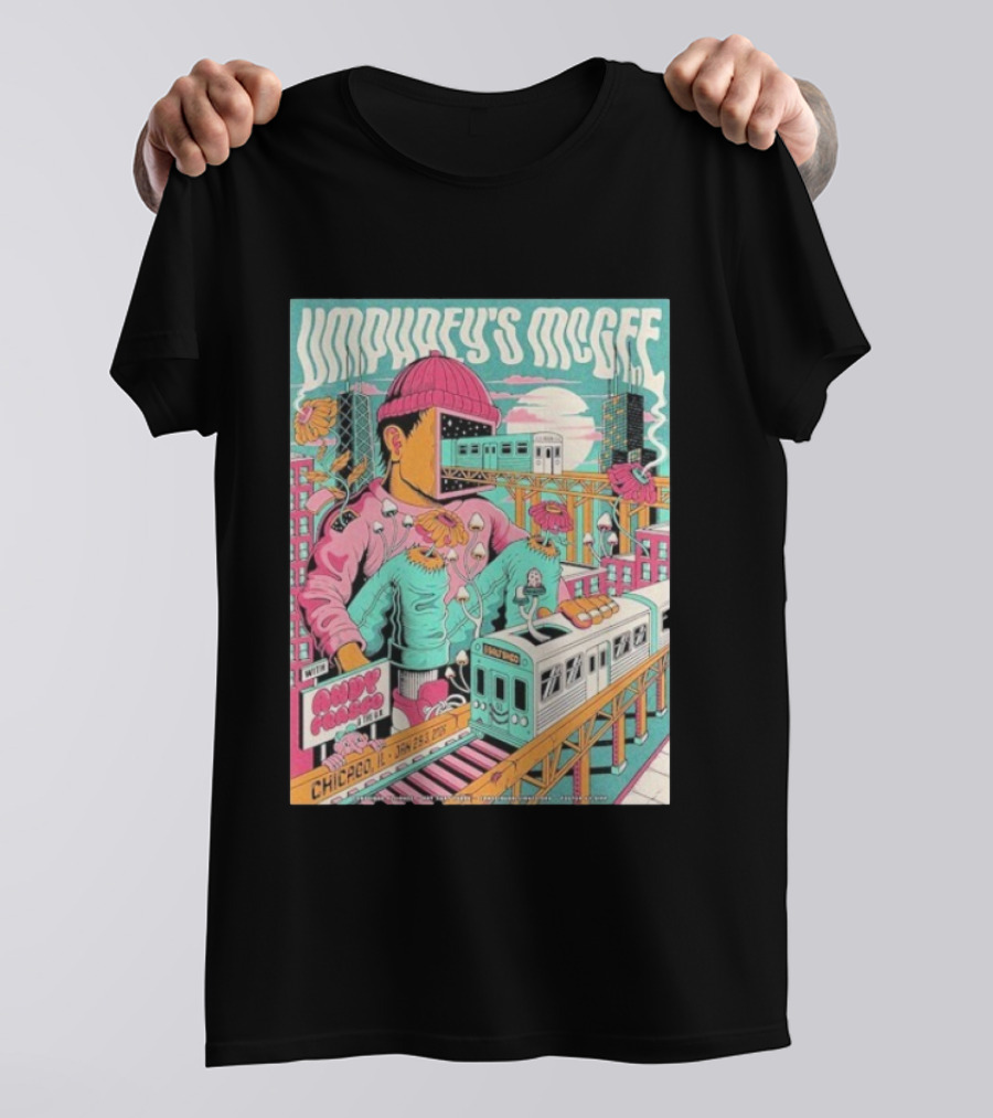 Umphrey's McGee Chicago January 2 3 2026 The Salt Shed With Twiddle T-Shirt