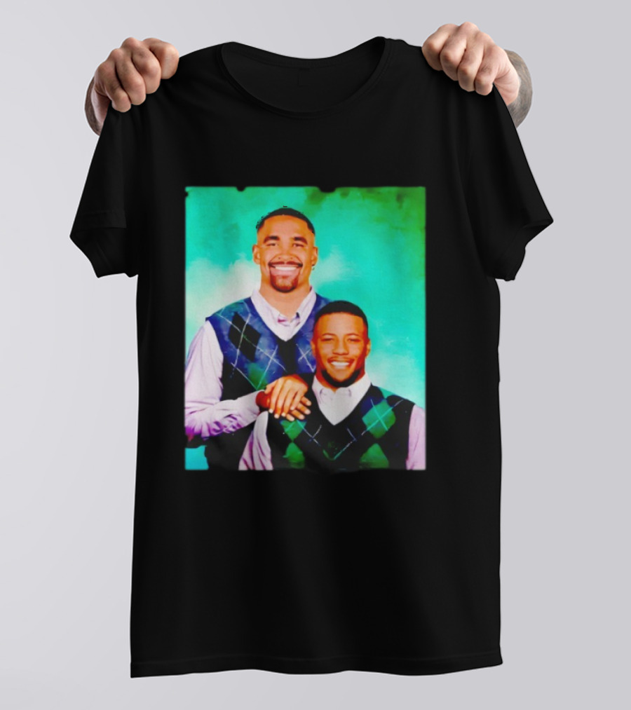 Saquon Barkley Philly Step Brothers Sweater Duo T-Shirt