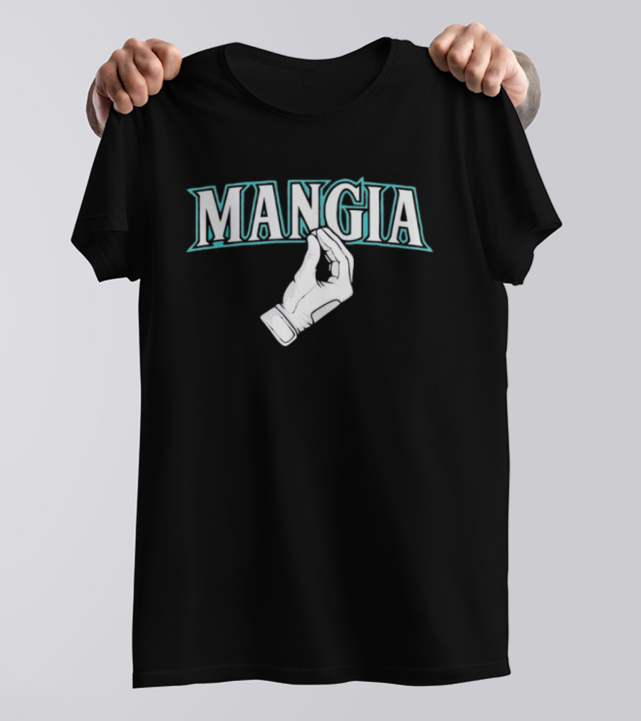 Mangia Seattle Italian Hand Gesture T-Shirt