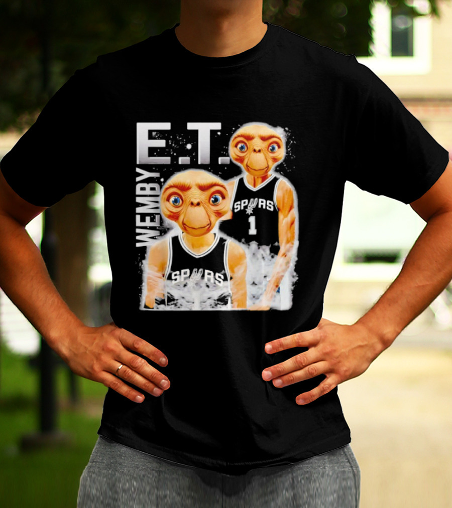 Wemby E.T. Victor Wembanyama San Antonio Spurs Basketball T-Shirt