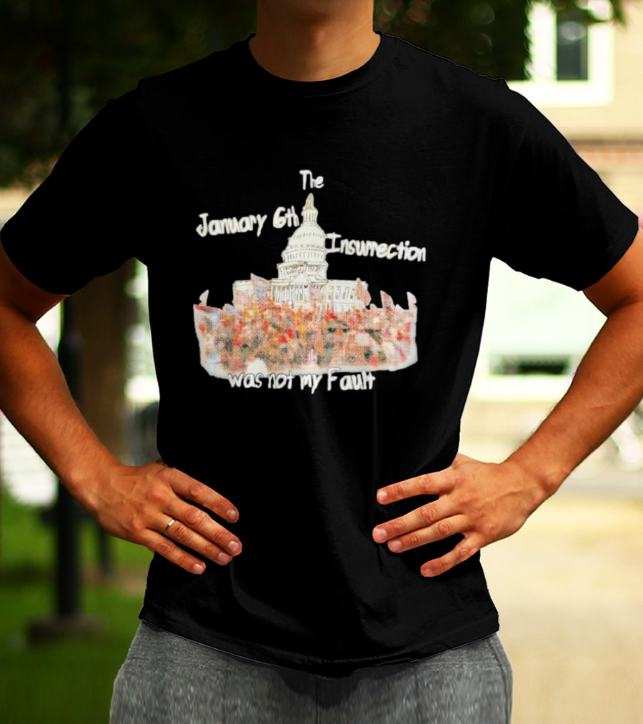 The January 6th Insurrection Was Not My Fault Capitol Building Crowd T-Shirt