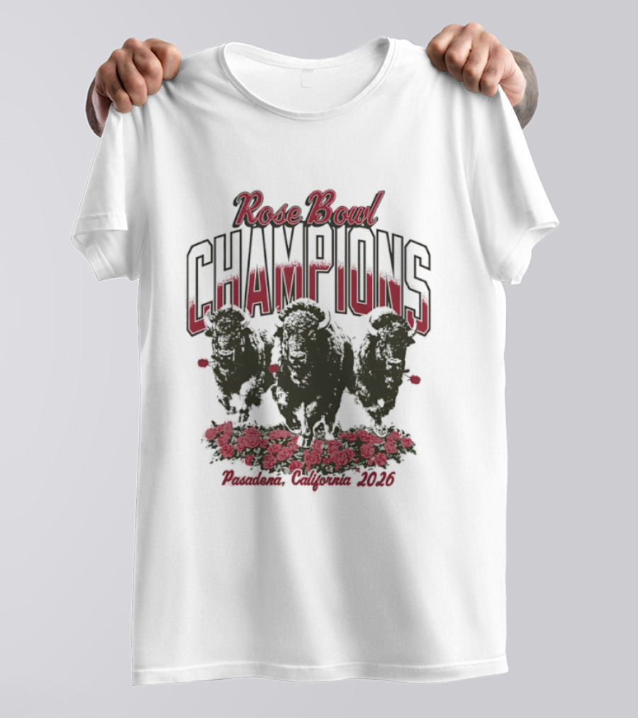 Rose Bowl Champions Pasadena California 2026 T-Shirt