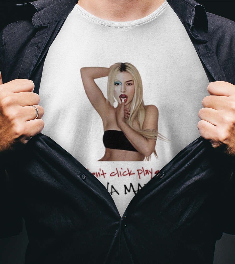 Ava Max Don't Click Play On Music Pop T-Shirt