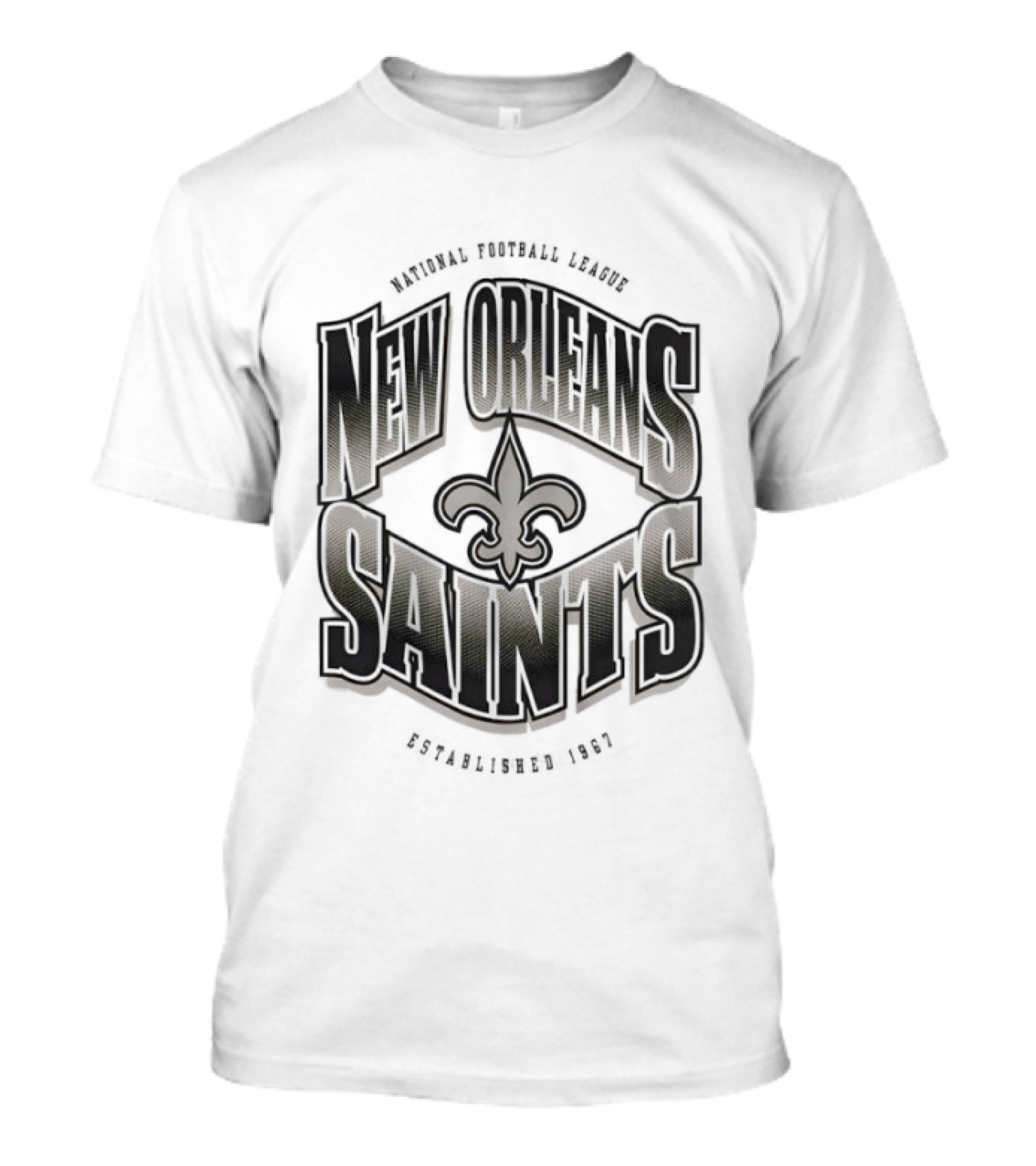 New Orleans Saints National Football League Established 1967 Fleur De Lis T-Shirt