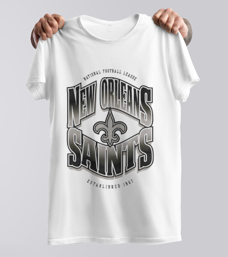 New Orleans Saints National Football League Established 1967 Fleur De Lis T-Shirt