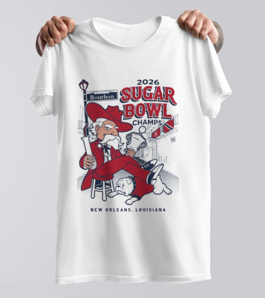 2026 Sugar Bowl Champs Ole Miss Rebels New Orleans Louisiana T-Shirt
