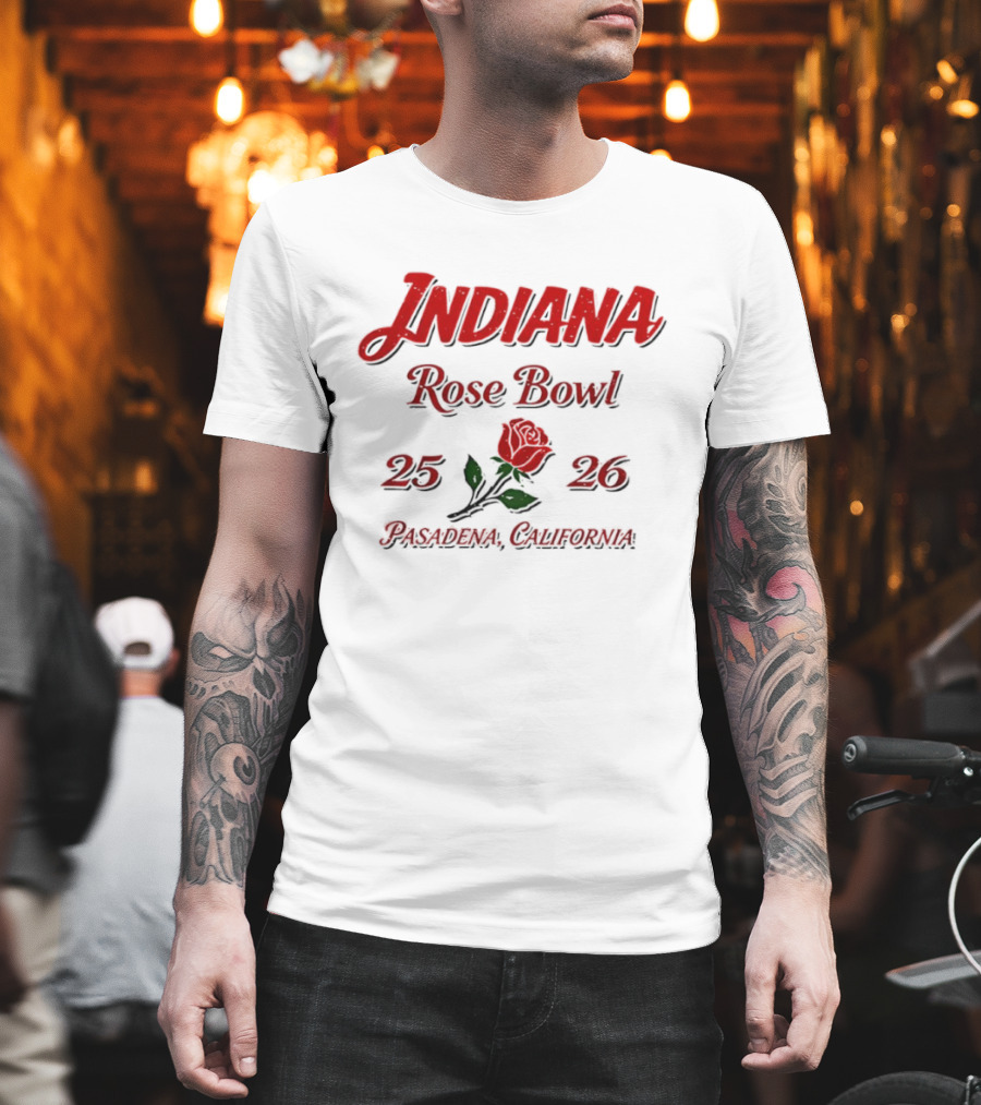 Indiana Rose Bowl 25 26 Pasadena California T-Shirt