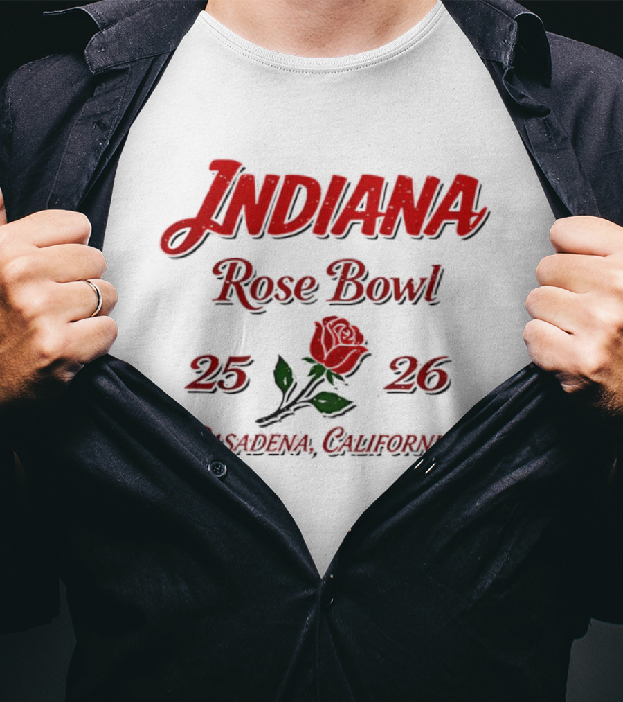 Indiana Rose Bowl 25 26 Pasadena California T-Shirt