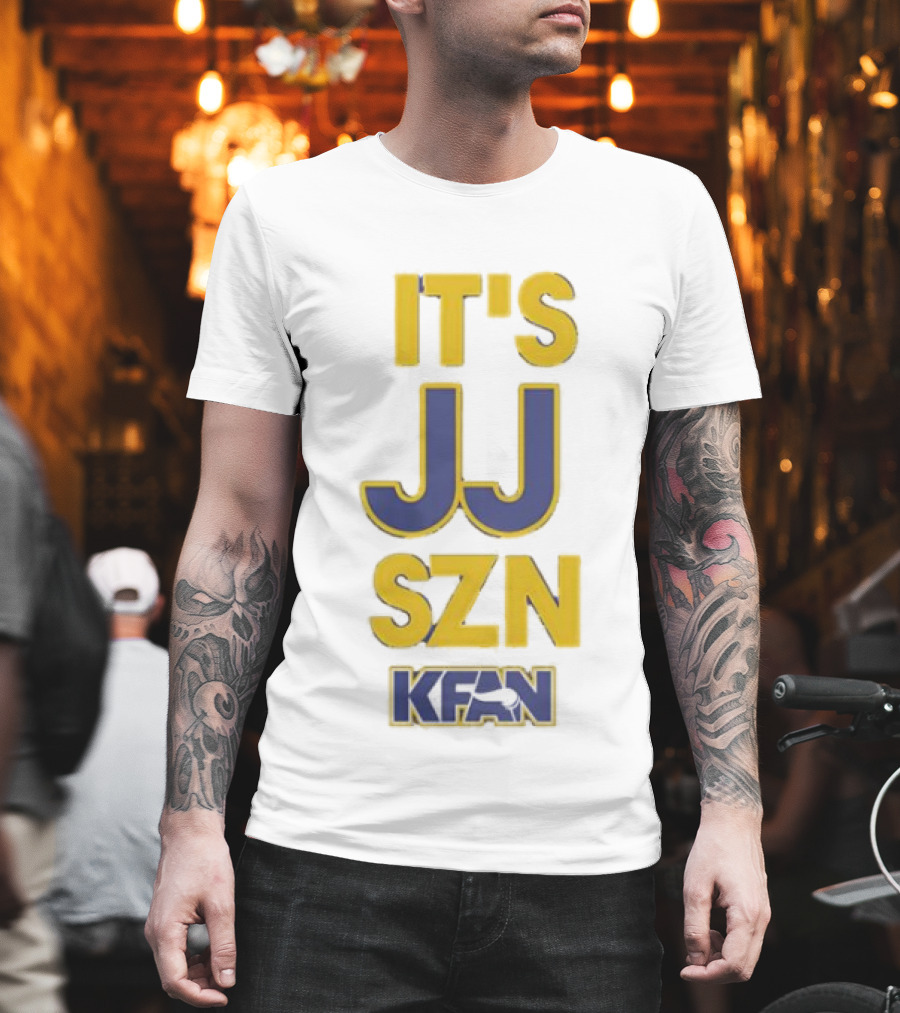 It's JJ Szn Kfan Justin Jefferson Minnesota Vikings Football Season T-Shirt