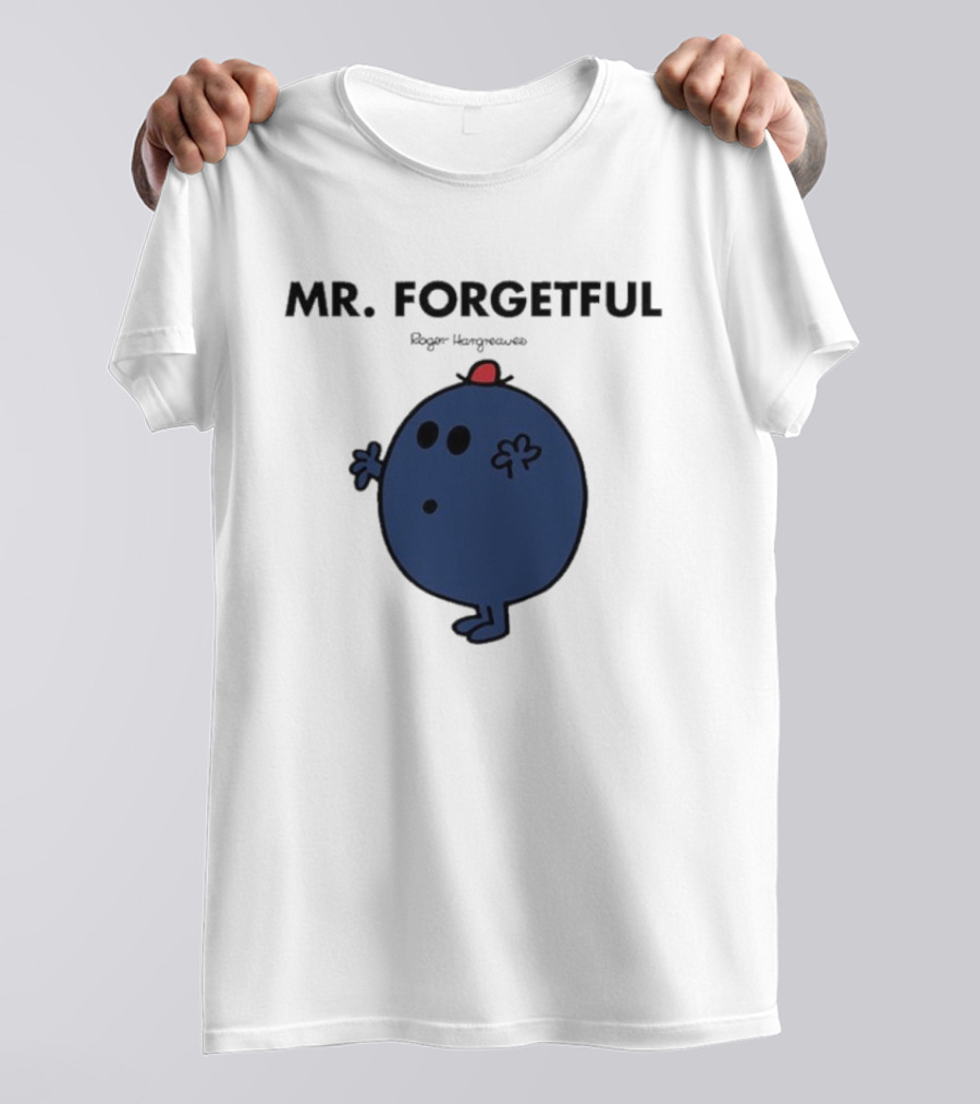 Mr. Men Little Miss Mr. Forgetful Roger Hargreaves T-Shirt