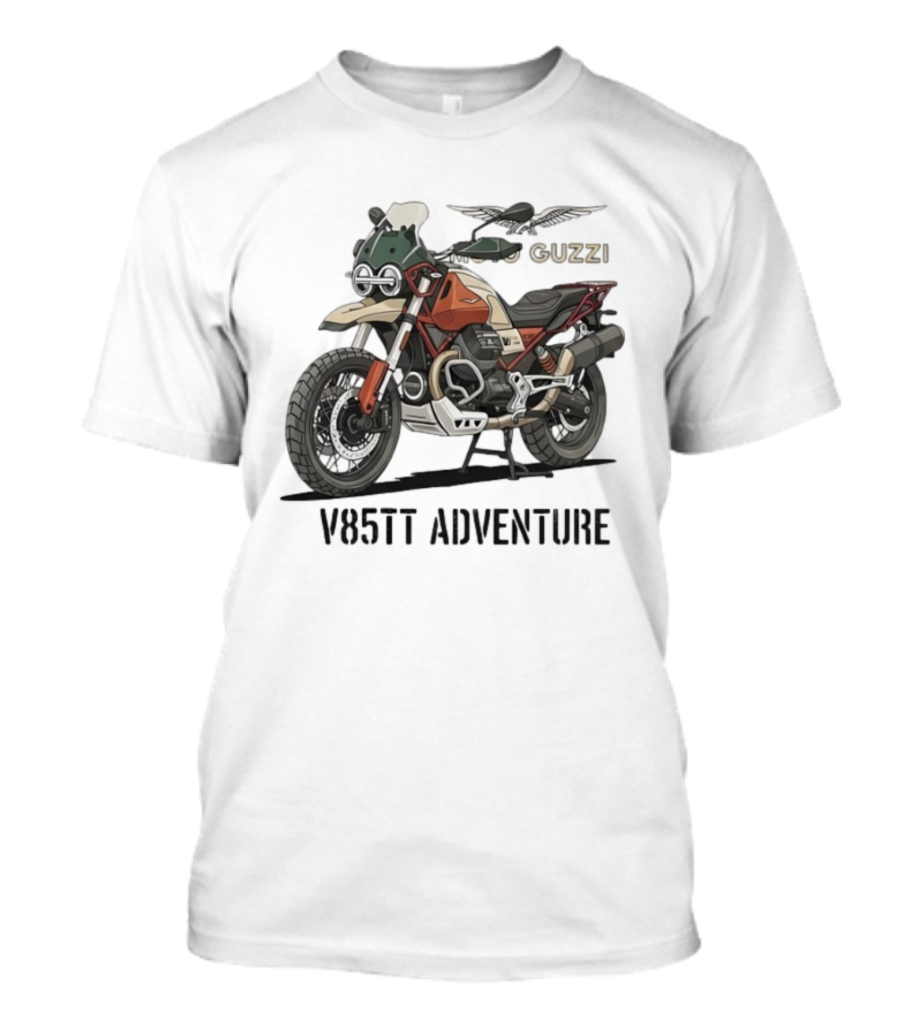 Moto Guzzi V85 TT Adventure Eagles Motorcycle T-Shirt