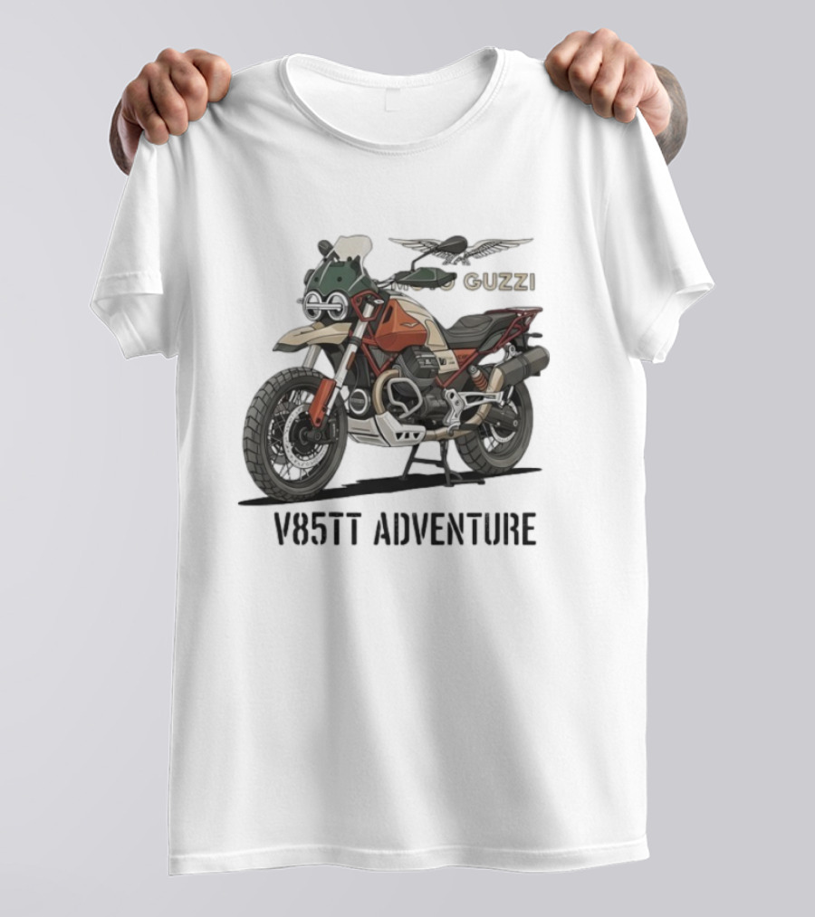 Moto Guzzi V85 TT Adventure Eagles Motorcycle T-Shirt