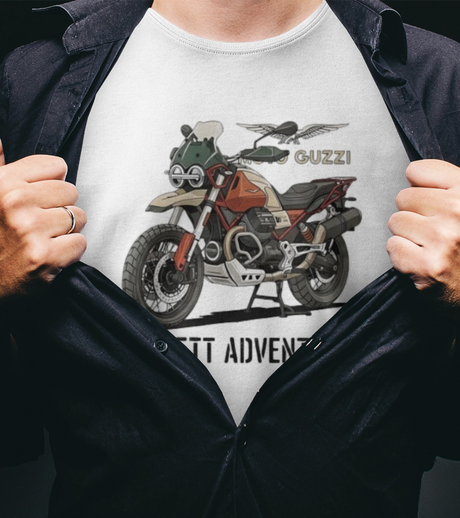 Moto Guzzi V85 TT Adventure Eagles Motorcycle T-Shirt