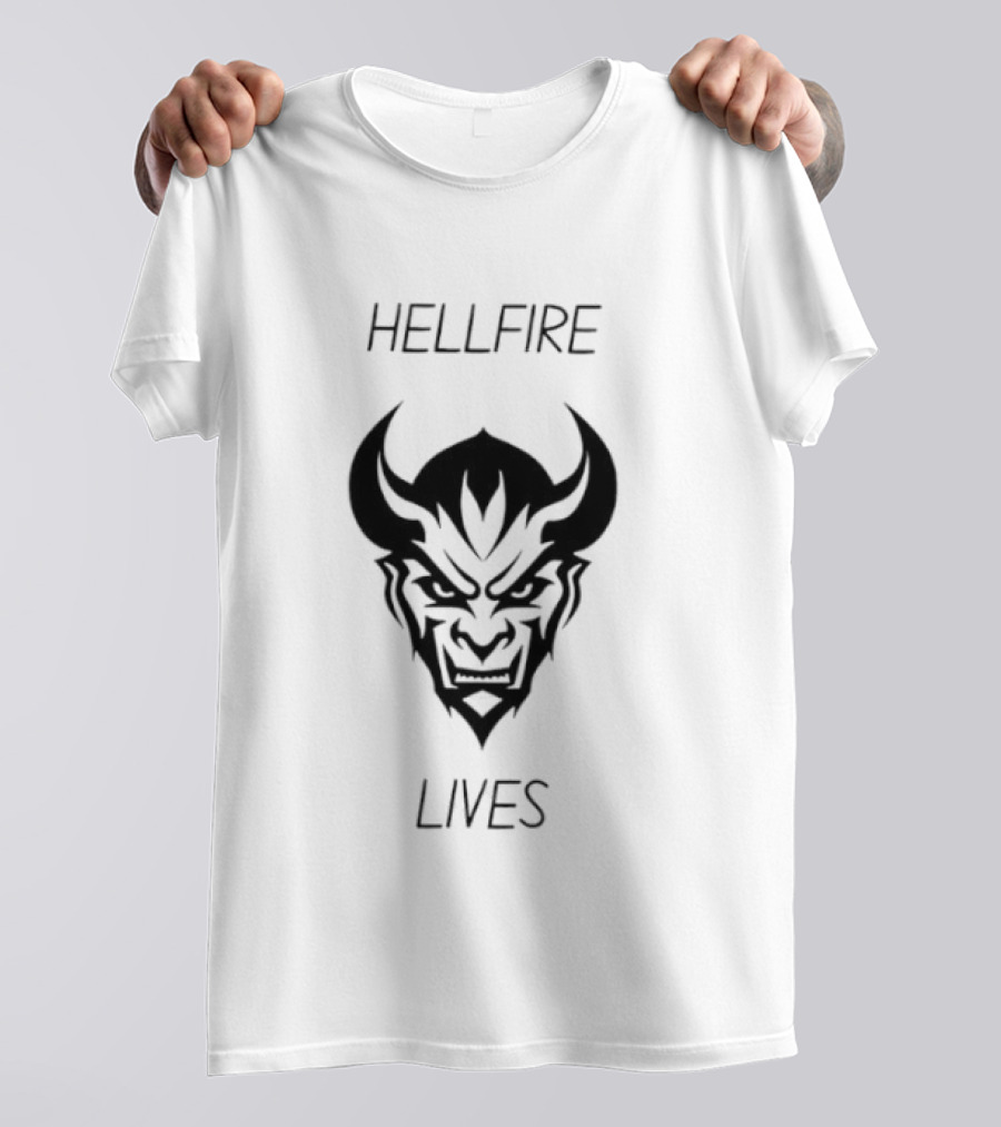Hellfire Lives Demon Face T-Shirt