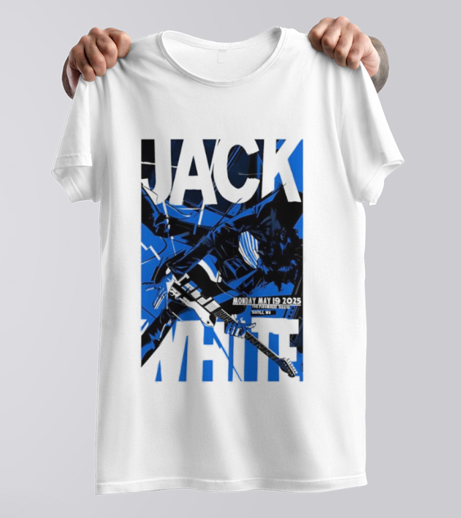 Jack White Seattle WA May 19th 2025 Concert Tour Collectible T-Shirt
