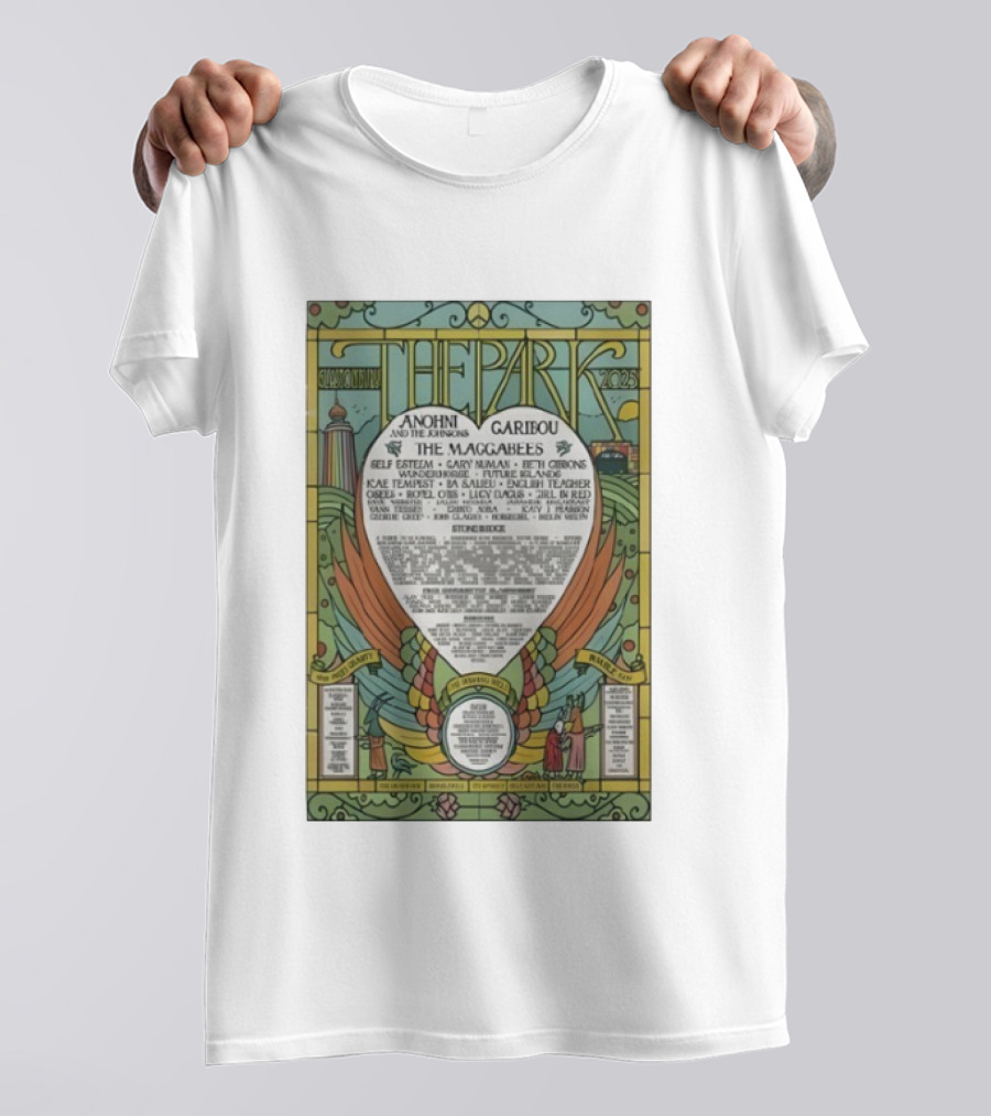 Glastonbury Festival 2025 The Park Anohni The Maccabees Lineup T-Shirt