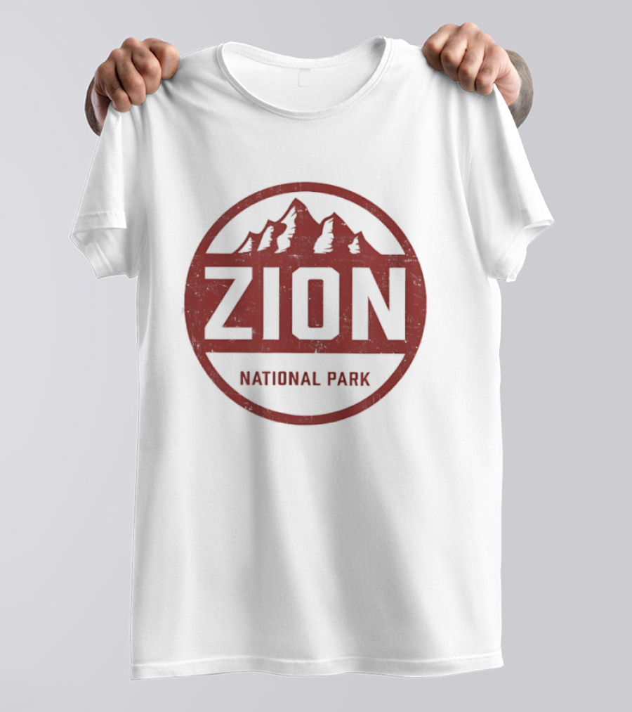 Zion National Park Utah Mountain Rustic T-Shirt