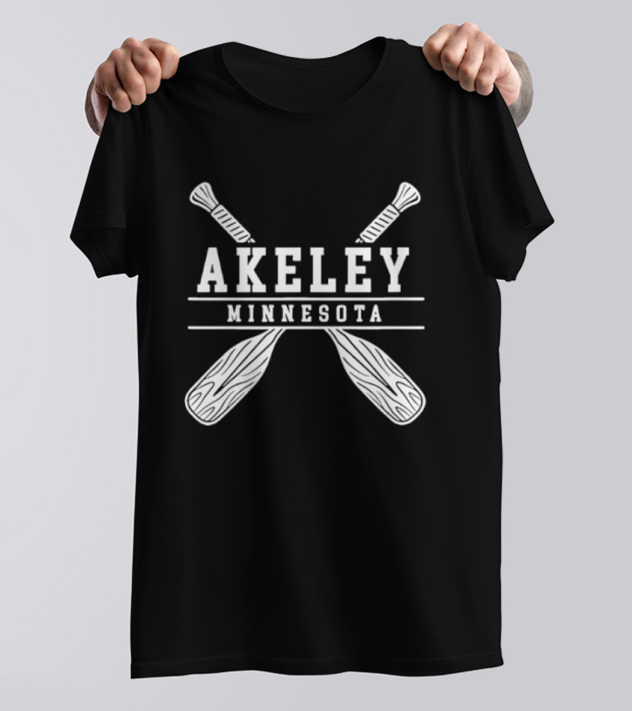 Akeley Minnesota Lake Paddle Adventure Outdoor Nature T-Shirt