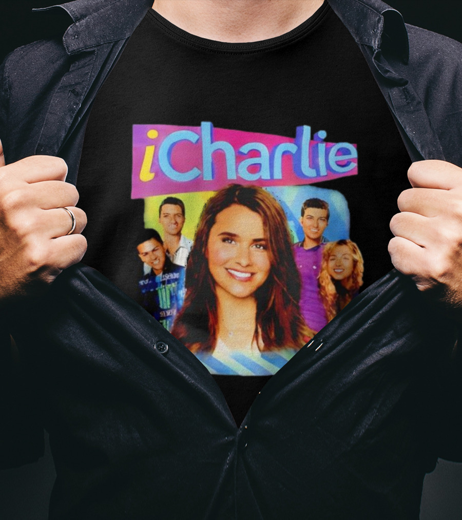 ICharlie Cast Colorful Group Image T-Shirt