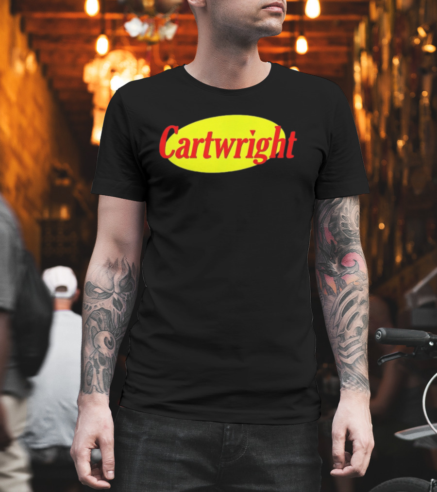 Cartwright Seinfeld Yellow Oval Iconic T-Shirt