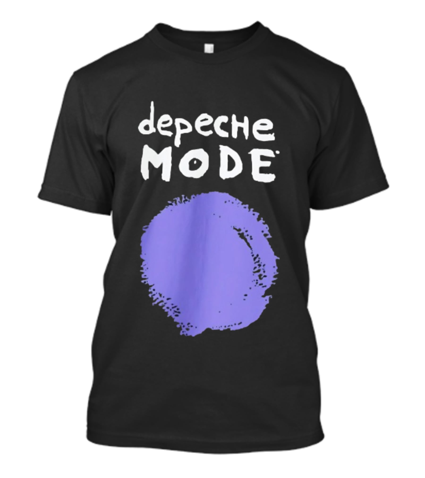 Depeche Mode Devotional Band Purple Circle T-Shirt