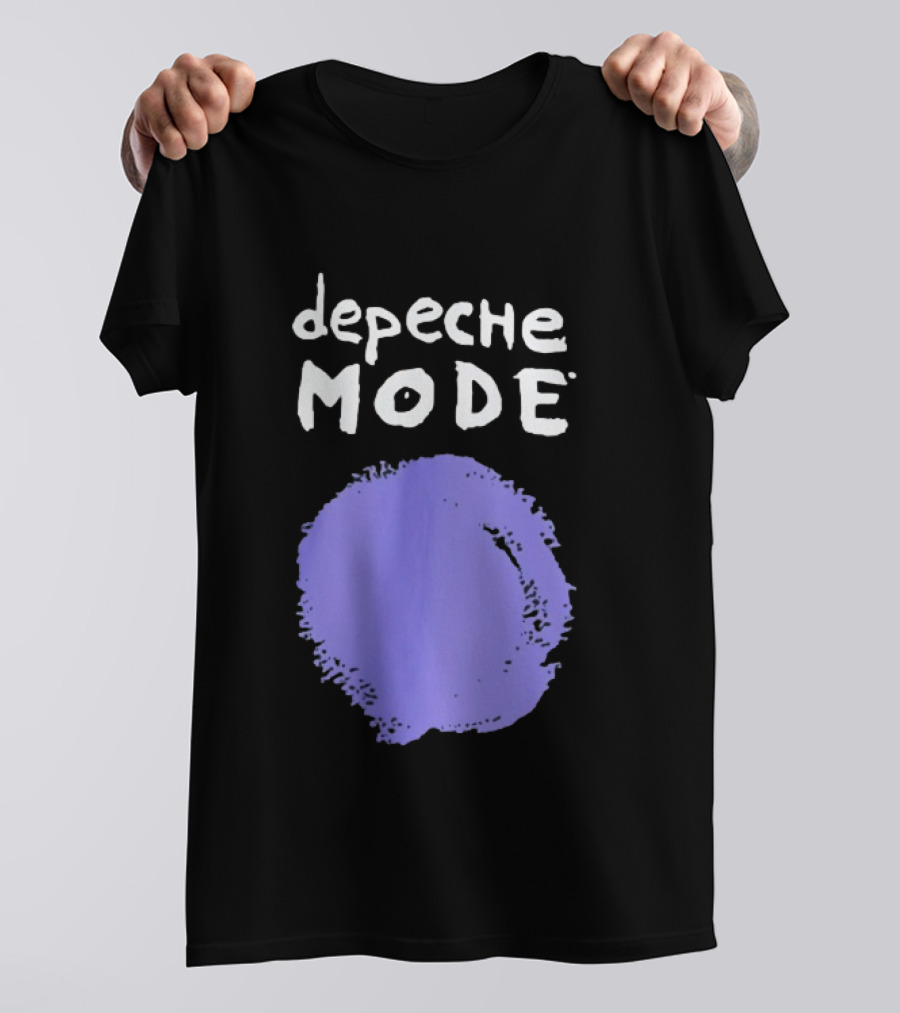 Depeche Mode Devotional Band Purple Circle T-Shirt