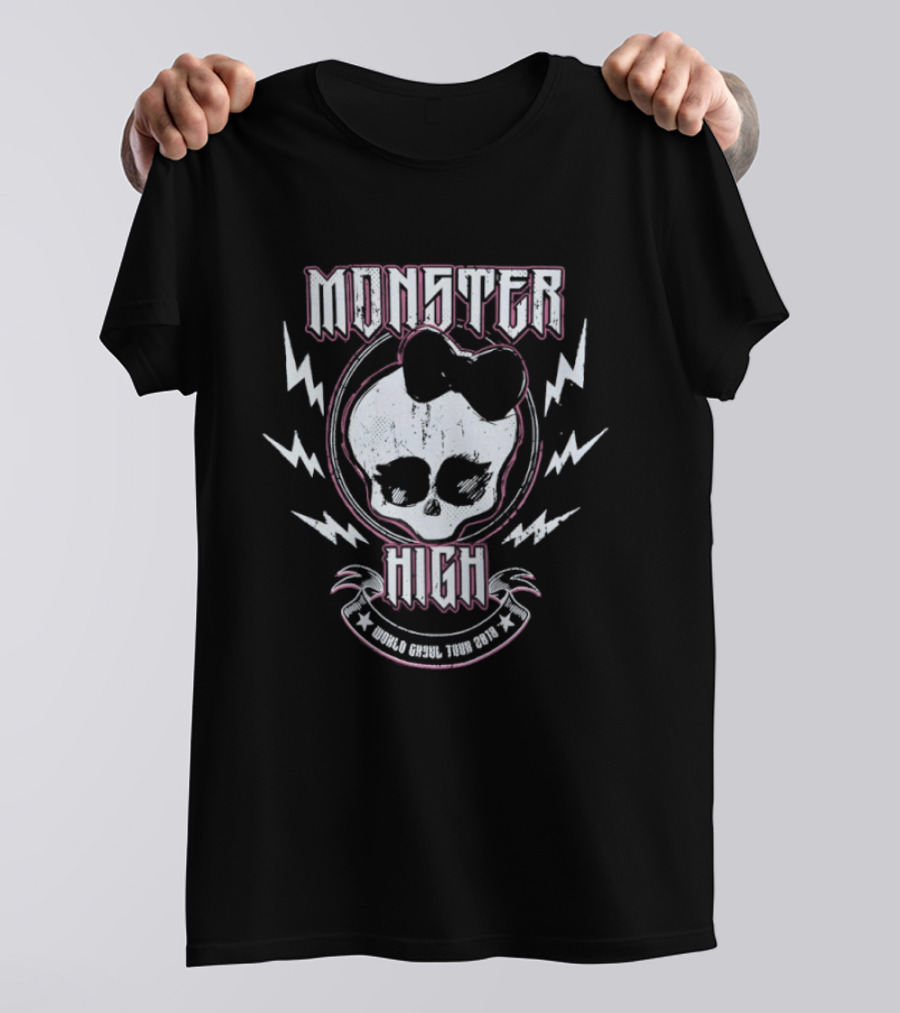 Monster High Skull Bow World Ghoul Tour 2026 T-Shirt