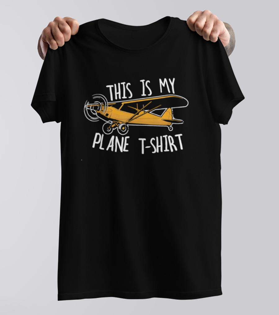 This Is My Plane Funny Pilot Airplane T-Shirt