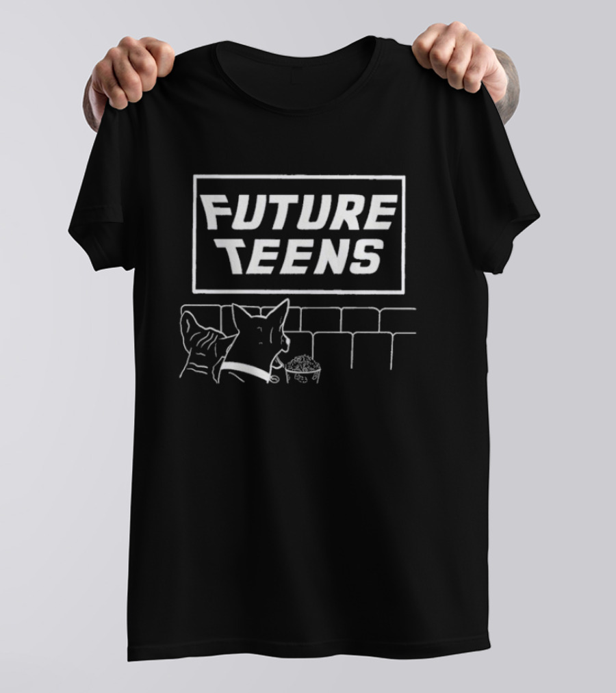Future Teens Movie Night With Pets T-Shirt