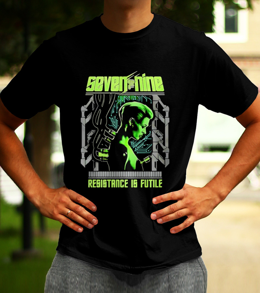 Seven Of Nine Resistance Is Futile Borg Assimilation T-Shirt