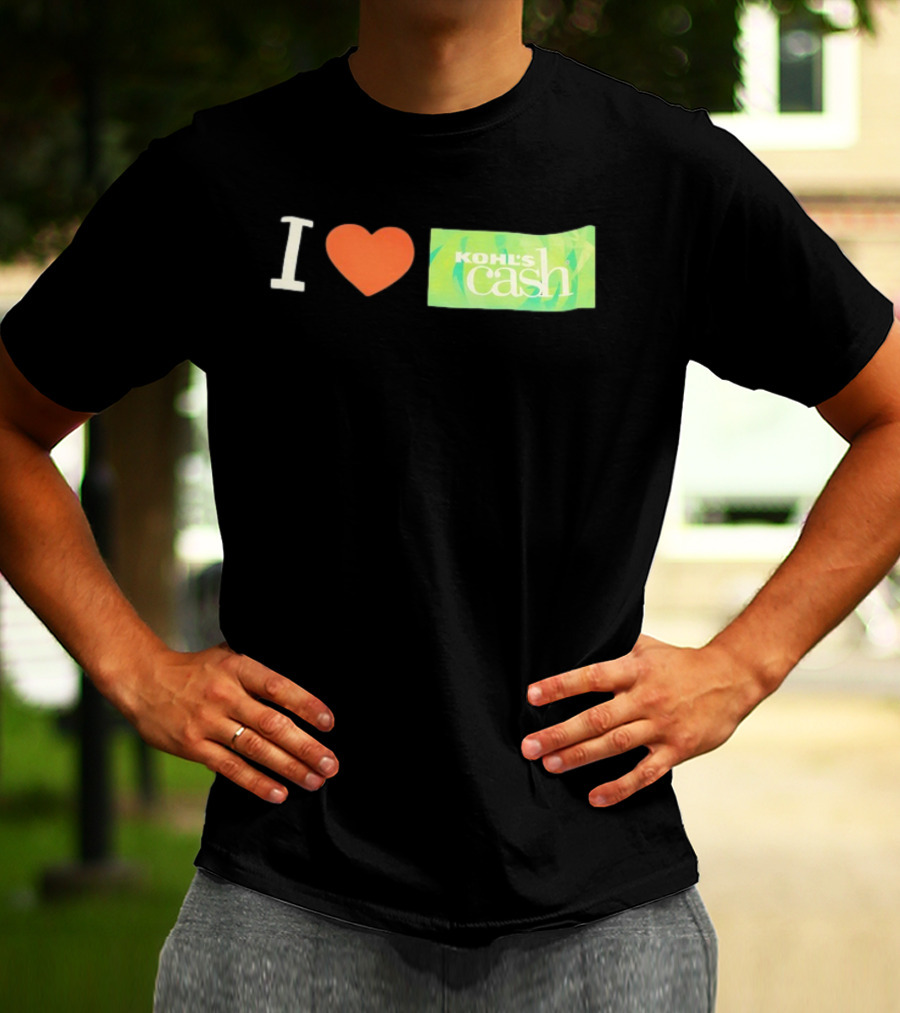 I Love Kohl's Cash Green Heart T-Shirt