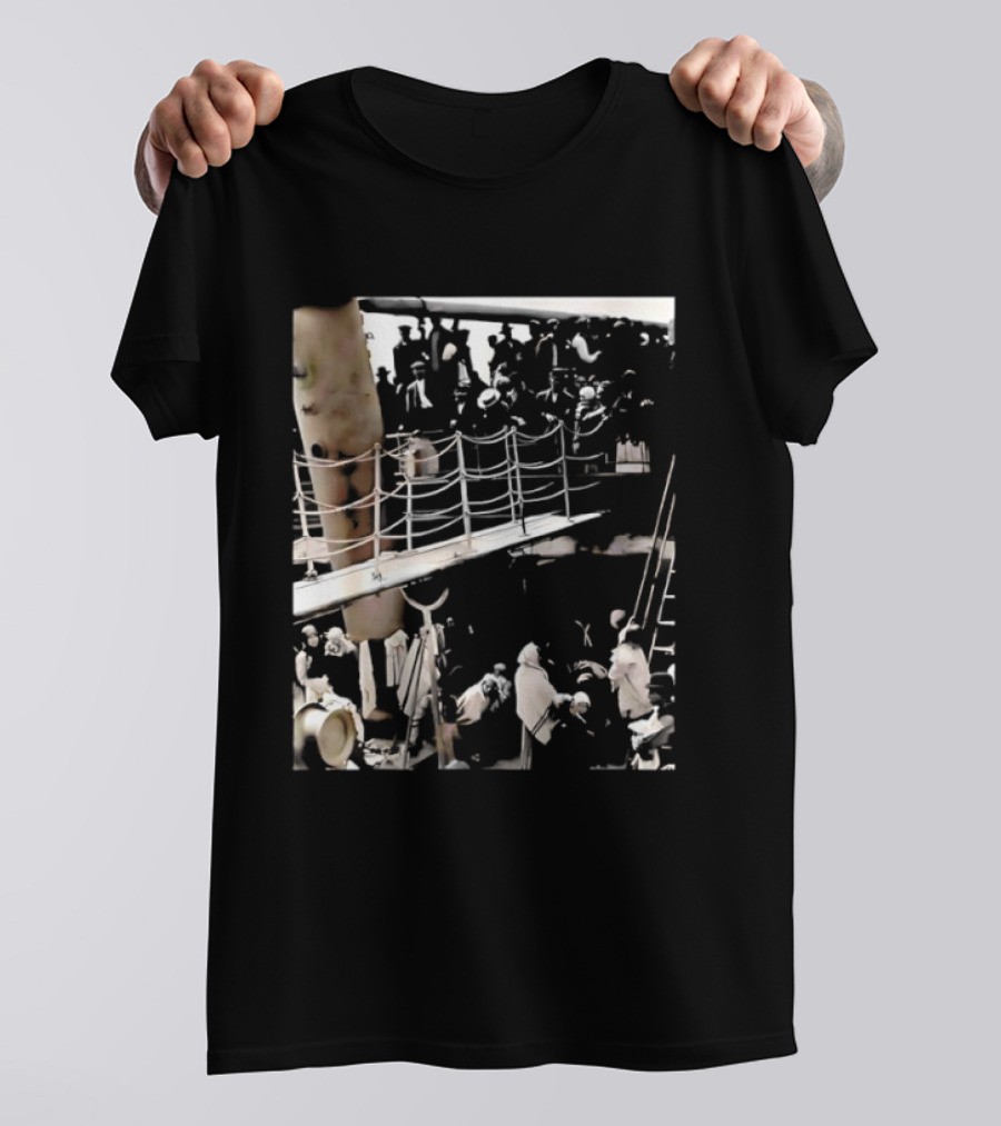 The Steerage Alfred Stieglitz Iconic Photographic Image Steamship Passengers 20th Century T-Shirt
