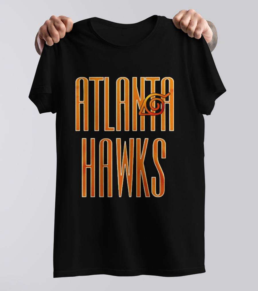 Atlanta Hawks Naruto Vintage Sharingan T-Shirt