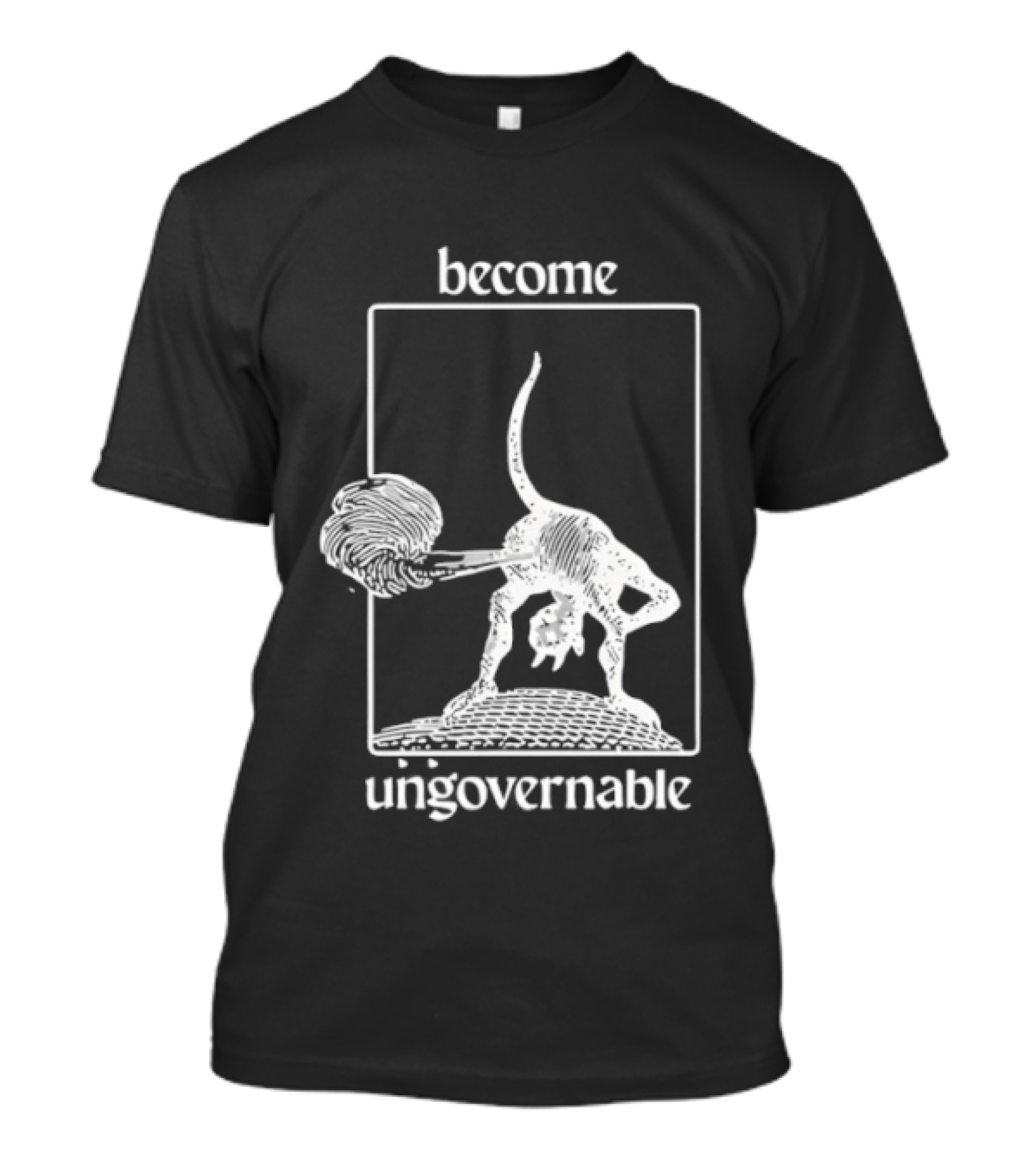 Become Ungovernable Possum With Bat T-Shirt
