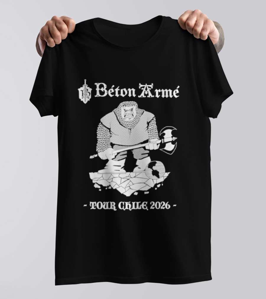 Béton Armé Tour Chile 2026 T-Shirt