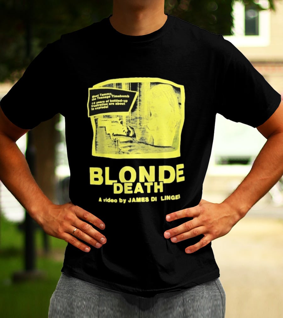 Blonde Death Teenage Timebomb Video By James D Lange 12 Years Frustration Explosion T-Shirt