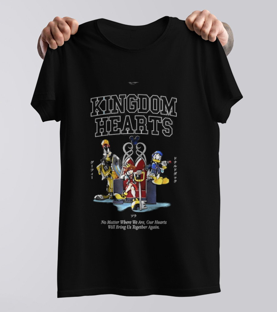 Kingdom Hearts Our Hearts Will Bring Us Together Again T-Shirt