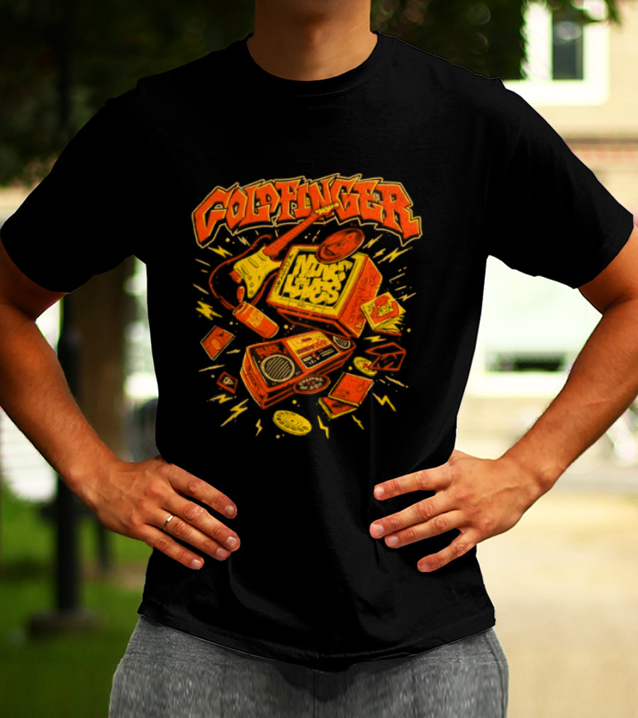 Goldfinger Nine Lives Music Explosive T-Shirt