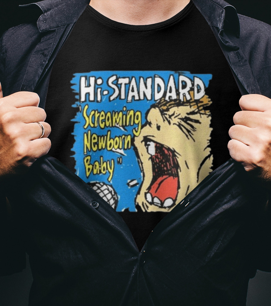 Hi Standard Screaming Newborn Baby Niigata Japan SNB Band Merchandise T-Shirt