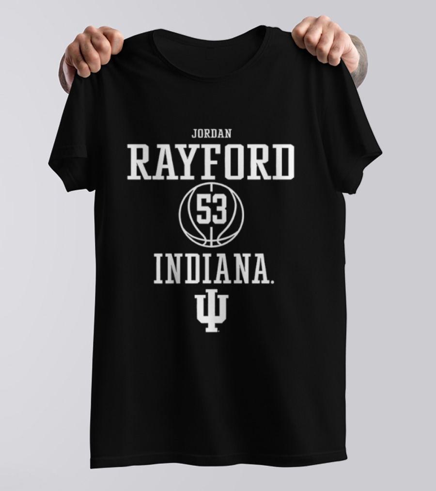 Jordan Rayford 53 Indiana Hoosiers IU Basketball T-Shirt