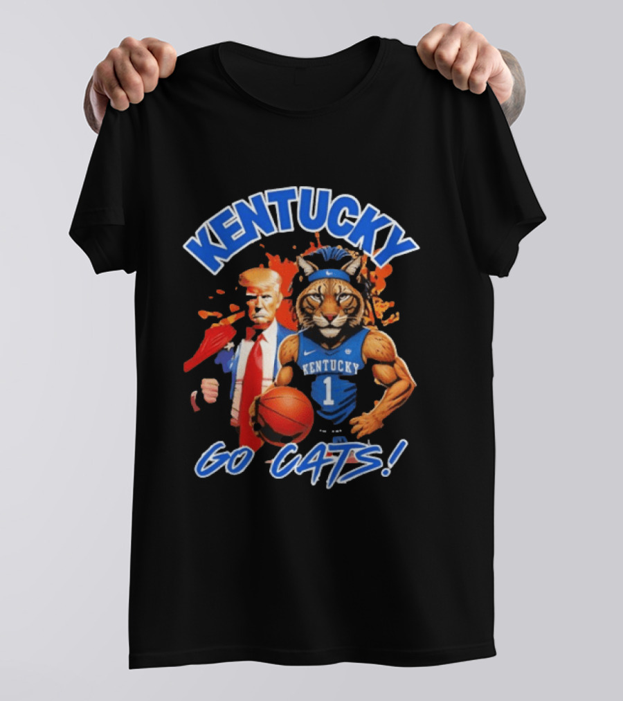 Kentucky Wildcats Trump Basketball Go Cats T-Shirt