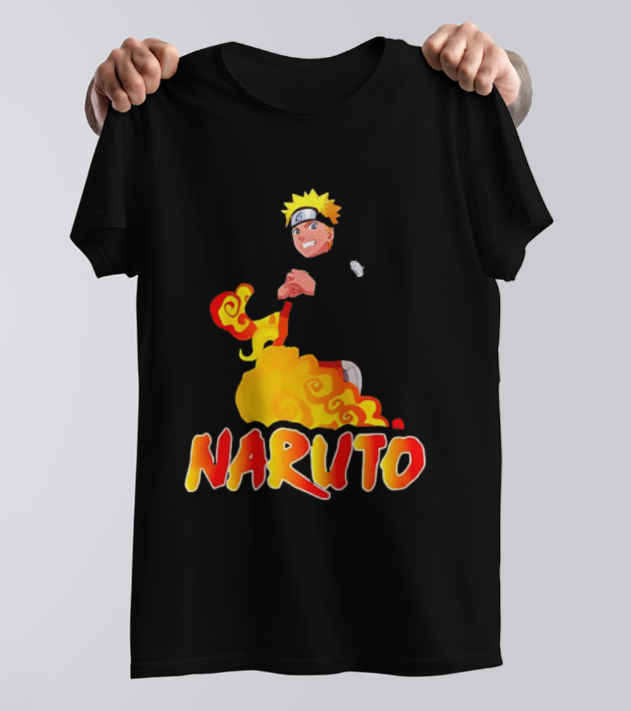 Naruto Atlanta Hawks Vintage 90s Style Anime T-Shirt