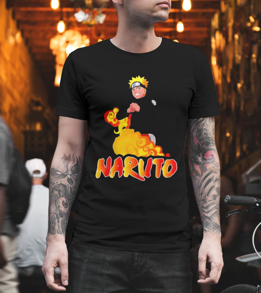 Naruto Atlanta Hawks Vintage 90s Style Anime T-Shirt