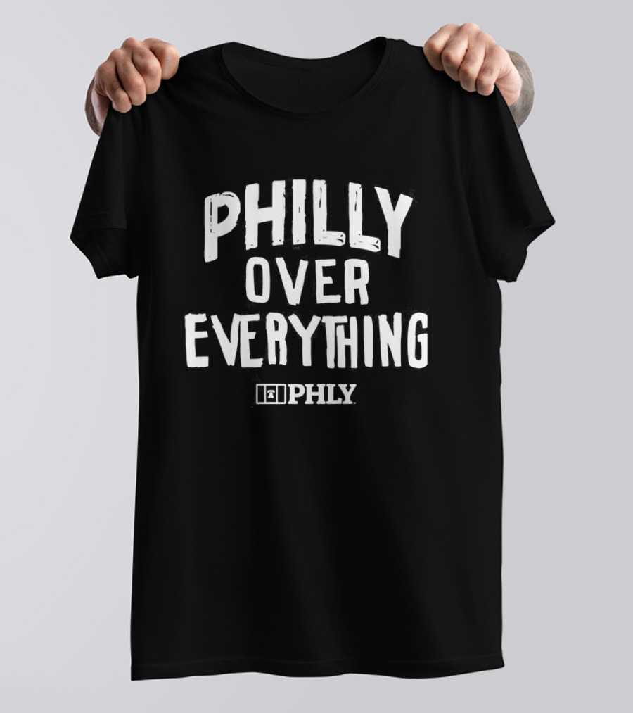 Philly Over Everything PHLY Letter T-Shirt