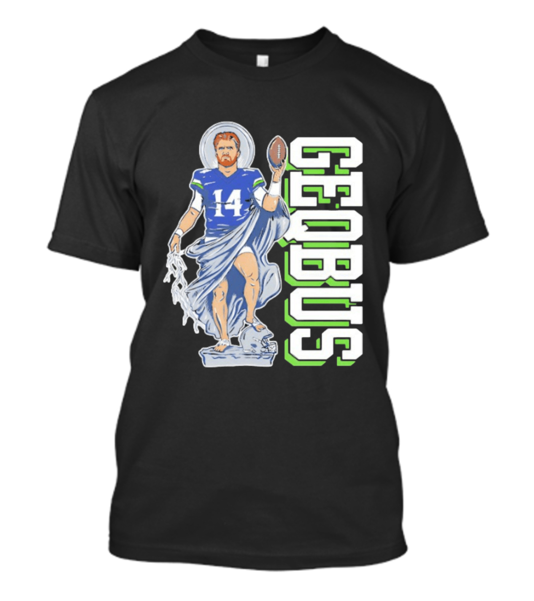 Sam Darnold Sea Geqbus Football Halo 14 Jersey T-Shirt